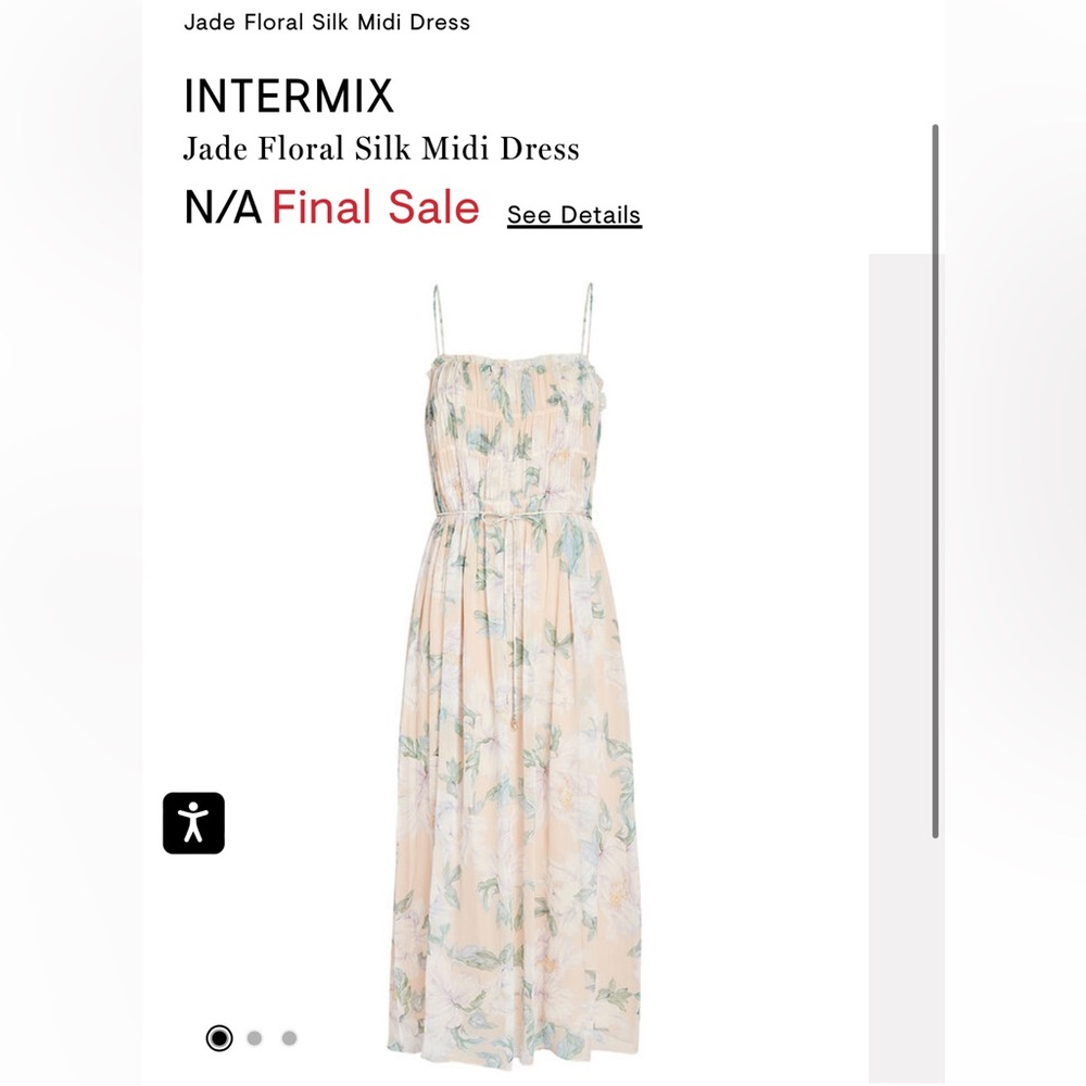 INTERMIX Jade Floral Midi Dress